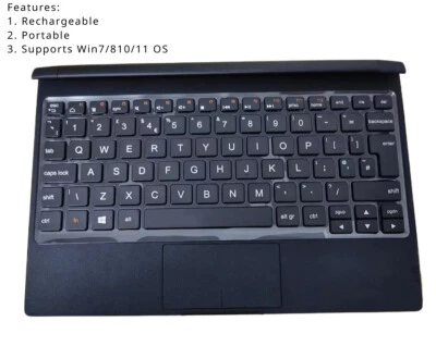 Lenovo YOGA Tablet 2 10.1" Wireless Bluetooth Keyboard For Windows 7/8/10/11/XP - Image 1 of 4