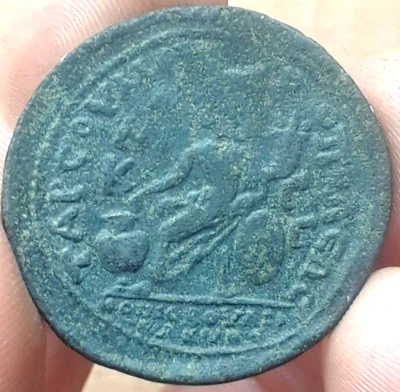 Cilicia, Tarsos, Valerian I A.D. 253-260 AE32mm, Athena voting scene, scarce. - Image 1 of 2