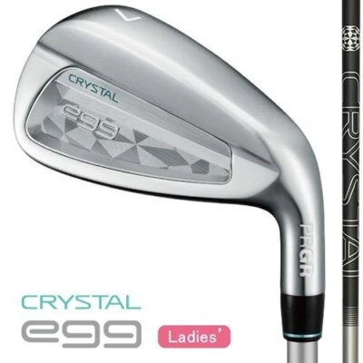PRGR CRYSTAL egg 2025 Ladies Iron set 7-pw / Genuine carbon Crystal L - Image 1 of 4