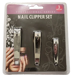 Nail Clipper Set, Stainless Steel Clippers For Men & Women,3 PCS - Picture 1 of 5