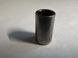 Vintage CRAFTSMAN, 1/4" socket, 11/32 12 PT, G Series, 43604 USA made - Picture 1 of 2