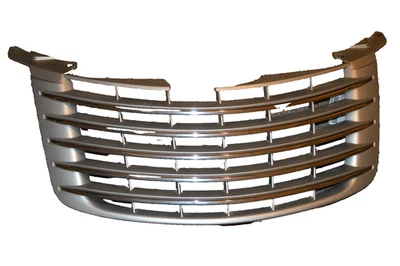 Parrilla delantera PT Cruiser 2006-2010 placa cromada plateada cubierta panel Chrysler Foto 1 de 4