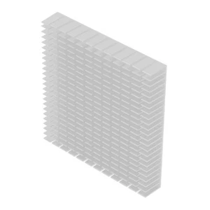 (Blanche) Radiateur De Refroidissement En Aluminium Mini Carte De - Afbeelding 1 van 12
