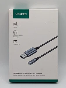UGREEN 24bit 96KHz DAC USB External Stereo Sound Adapter - Picture 1 of 2