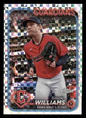 2024 Topps Chrome Update X-Fractors #USC77 Gavin Williams - Image 1 of 2