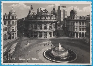Genova Piazza De Ferrari Anno 1940 FG cartolina vintage postcard MA2354 - Picture 1 of 2