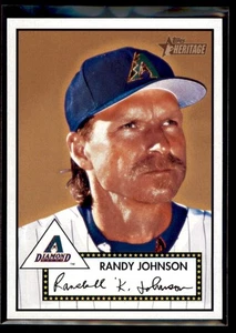 2001 Topps Heritage Randy Johnson #305 Arizona Diamondbacks - Foto 1 di 2