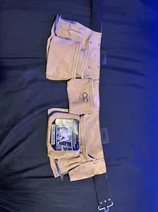 CLC I427X Heavy Duty 12 Pocket Leather/Suede Carpenter’s Work Apron - Picture 1 of 4
