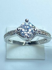 Ring 925 Sterling Silver 2 Ct! 50% off Mother's day Dbs Solitaire Moissanite