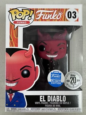 El Diablo 03 ~ Plástico Espastico/Fantástico ~ Vinilo Funko Pop ~ Funko Shop Excl Foto 1 de 4