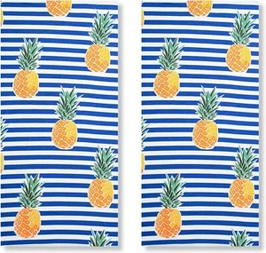 2 Pack Microfiber Beach Towel Set Oversized Large Quick Dry Soft Sand Free - Picture 1 of 6