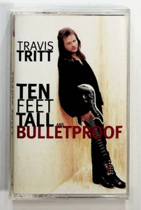 Travis Tritt Ten Feet Tall And Bulletproof Cassette Tape - Picture 1 of 3