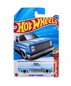 New Hot Wheels 2025 Mainline Case G '83 Chevy Silverado Blue - Picture 1 of 2