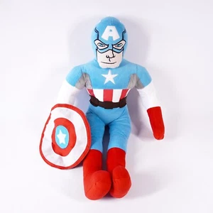 Marvel Avengers Captain America Plush 24" Doll Toy Stuffed Plushie Superhero - Picture 1 of 9