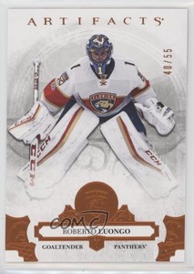 2017-18 Upper Deck Artifacts Orange /55 Roberto Luongo #70 HOF