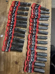 2- sets MM Tekton 3/8 and 1/2 Drive 6-Point Socket Set 14 Piece & 11-1/2" set - Bild 1 von 3