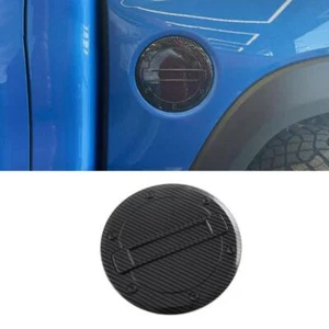 Carbon Fiber Car Fuel Gas Tank Cap Cover Trim For Dodge Ram 1500 TRX 2022-2024 - Picture 1 of 8