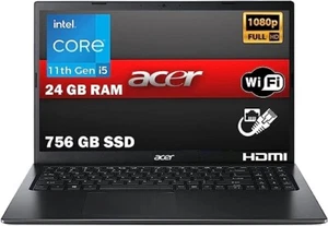 Acer Notebook/LAPTOP i5 11t RAM 16 Gb m.2 nvme SSHD 1256 GB W11PRO office - Foto 1 di 6
