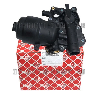 FEBI New Oil Filter Housing W/ Thermostate For Audi A6 A7 3.0 Diesel 059115389P - Imagem 1 de 4