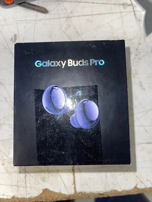 NEW Samsung Galaxy Buds Pro Bluetooth Earbuds & Charging Case Phantom Violet - Image 1 of 4