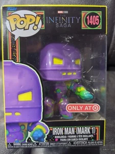 Funko POP Marvel:The Infinity Saga PURPLE Iron Man Mark 1 Bobblehead Target Excl - Picture 1 of 8