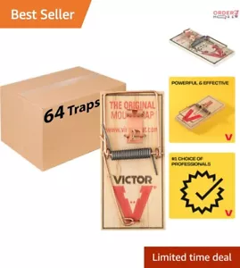 FSC Certified Reusable Mouse Traps - Instant Kill 64 Pack for Quick Control - Picture 1 of 10