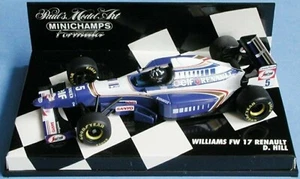 WOW EXTREMELY RARE Williams FW17 Hill 2nd GP France 1995 1:43 Minichamps - Picture 1 of 3
