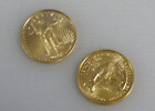 Lot of 2 Gold 2024 Gold 1/10 oz Gold American Eagle $5 Us Mint Eagle Bu Coins