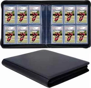 60 Taschen abgestufte Karten Mappe, Toploading PSA Platte Halter Album, PU Leder Karte - Bild 1 von 6