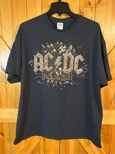 AC/DC 2015 North American Tour City T-Shirt Tee Rock oder Büste doppelseitig Größe 2 - Bild 1 von 6