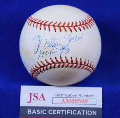 Monte Irvin  HOF 73 JSA COA Autograph National League Signed Baseball - Image 1 of 2