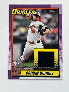 2025 Topps Series 1 Corbin Burnes 1990 Relic #T90R-CBU - Picture 1 of 4