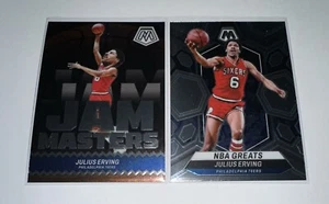 Julius Erving 2023-24 Panini Mosaic Jam Masters & NBA Grandi - Foto 1 di 5