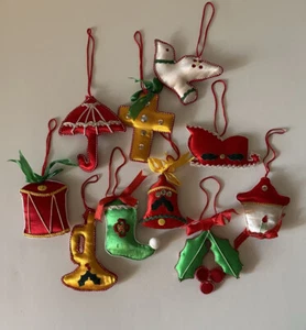 vintage christmas tree ornaments lot, - Picture 1 of 12