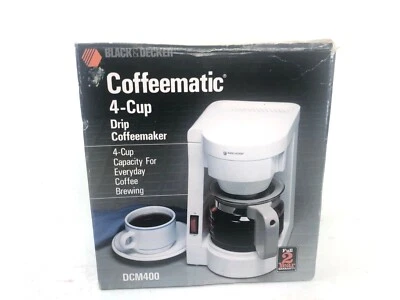 Black & Decker DCM400 4 Cup Coffee Maker - Coffeematic Spacemaker Vintage - Image 1 of 4