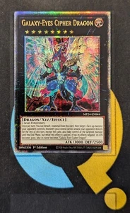 MP24-EN044 Galaxy-Eyes Cipher Dragon Quarter Century Secret Rare YuGiOh  - Picture 1 of 3