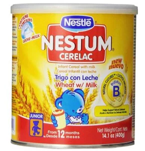 Nestle Nestum Infant Cereal Wheat with Milk 12 Mths+ - 14.1 Oz - Pack of 2 - Picture 1 of 4