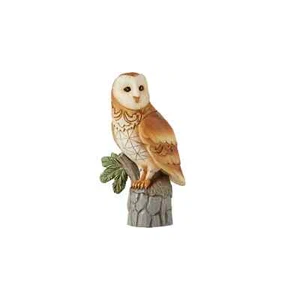 FIGURA DE BÚHO DE GRANERO DE Jim Shore - wodland wisdom 6010444 nueva en caja - Imagen 1 de 3
