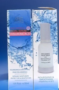 Dead Sea Facial Serum Hyaluronic Acid Nourishing Smoothing Anti Wrinkle 1.01oz - Picture 1 of 1