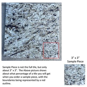 Pared de piso ornametal amarillo azulejo granito de piedra natural aproximadamente 3x3 muestra ts-15b - Imagen 1 de 11