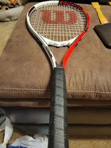 Wilson Roger Federer 110 POWER STRINGS TENNISSCHLÄGER L3-3 3/8 toller Zustand - Bild 1 von 4