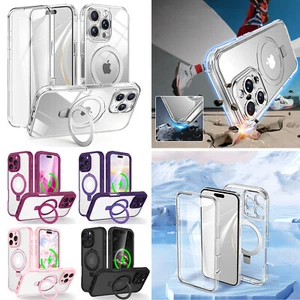 Für iPhone 17 Pro Max 16 15 14 13 Magnet Ring Ständer Full Body Stoßfest Hülle - Bild 1 von 37