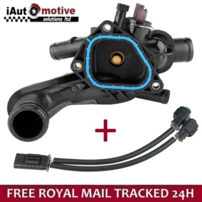 THERMOSTAT HOUSING WITH SENSOR FOR PEUGEOT 207 308 3008 5008 RCZ 1.6 16V 1336Z6 - Image 1 of 4