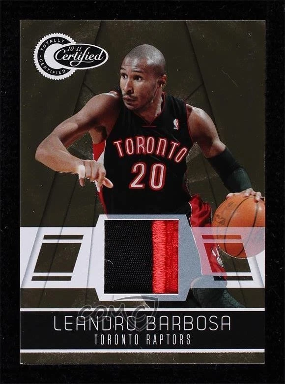 2010-11 Totally Certified Totally Gold Materials Prime /25 Leandro Barbosa #109 - Image 1 of 2