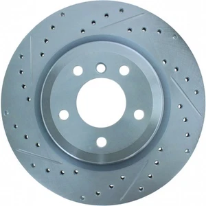 StopTech For BMW 335d 2009 2010 2011 Rear Passenger Side Brake Rotor Slotted - Picture 1 of 8