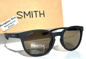 NEU Smith Optics EASTBANK Sonnenbrille mattschwarz ChromaPop POLARISIERT grau grün - Bild 1 von 16