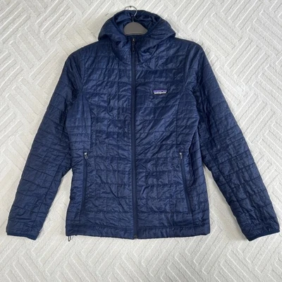 Chaqueta Patagonia Mujer Mediana Azul Nano Puffer Primaloft Fitzroy Abrigo Aislante Foto 1 de 4