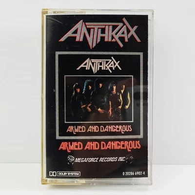 Anthrax Armed Dangerous Cassette Tape Thrash Metal Vintage 1992 Megaforce Tested - Image 1 of 4