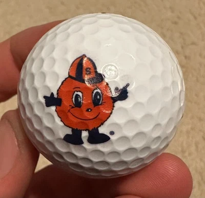 Pelota de golf Syracuse naranja con logotipo de la NCAA (nitro) Foto 1 de 2