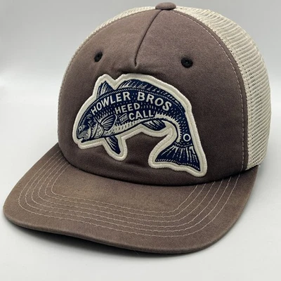 Howler Brothers Bros Hat Snapback Redfish Trucker Hat Heed the Call Distressed - Image 1 of 4
